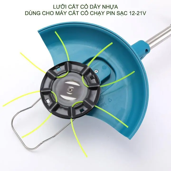 Bát cước cho máy cắt cỏ pin, lưỡi cắt cỏ dây nhựa, 8 dây, dùng cho máy cắt cỏ chạy pin 12-21V 4