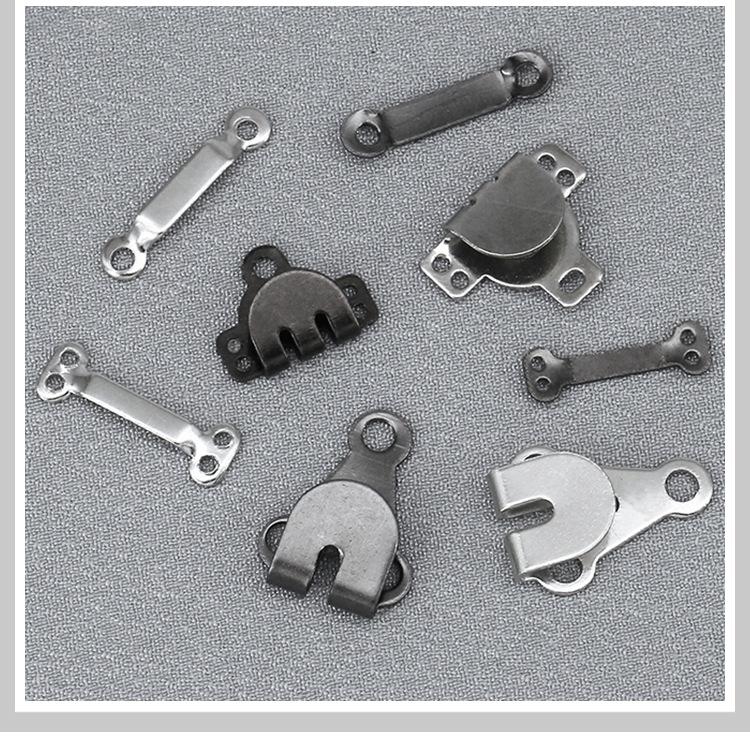 Product Introduction of Brass Adjustable Waist Clasps - No-Sew Invisible Fasteners for Pants & Skirts, Concealed Security Clasps with Metal Hooks for Waist Resizing (Set of 5) 8