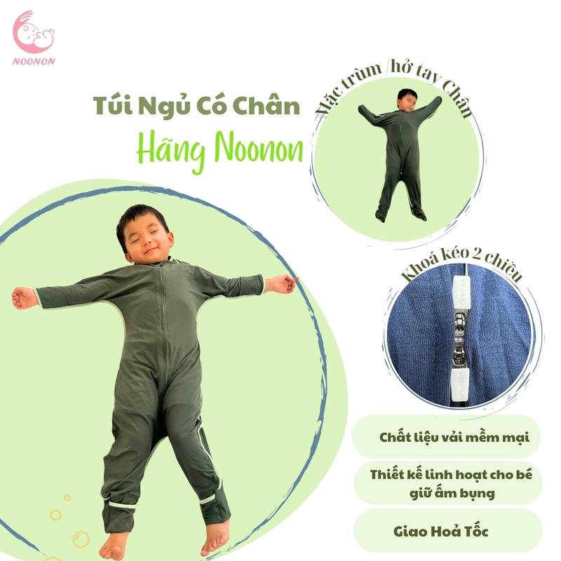 Túi Ngủ Ngôi Sao Có Chân Giữ Ấm Cho Bé Ngủ Ngon - Hãng Noonon