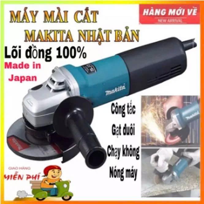 Máy mài MAKITA 9553 công tắc duôi , Máy mài góc cầm tay MAKITA 1200w - Máy cắt makita lõi đồng 100%
