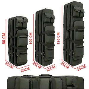 Tas Pancing Anti Air Bahan Terpal Ukuran Besar Multi Fungsi Tinggi 80cm 100cm 120cm
