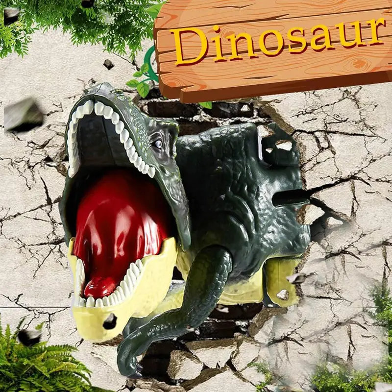 Pressing The Shaking Head Dinosaur Telescopic Spring Decompression ...