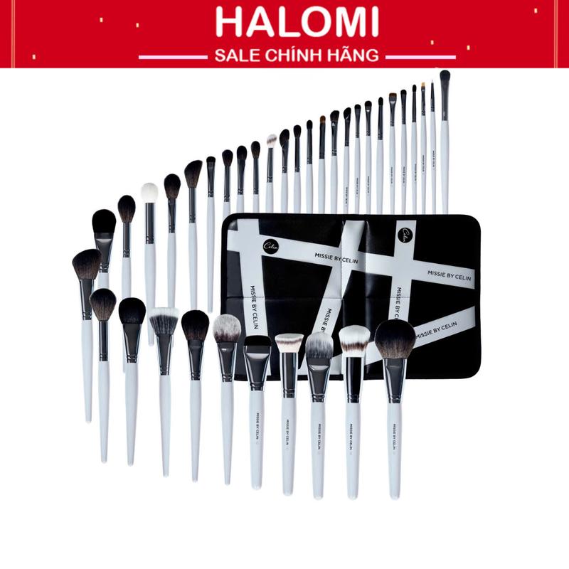 Bộ cọ Celin 36 cây Missie By Celin cán ghi lông thú cao cấp chính hãng trang điểm chuyên nghiệp