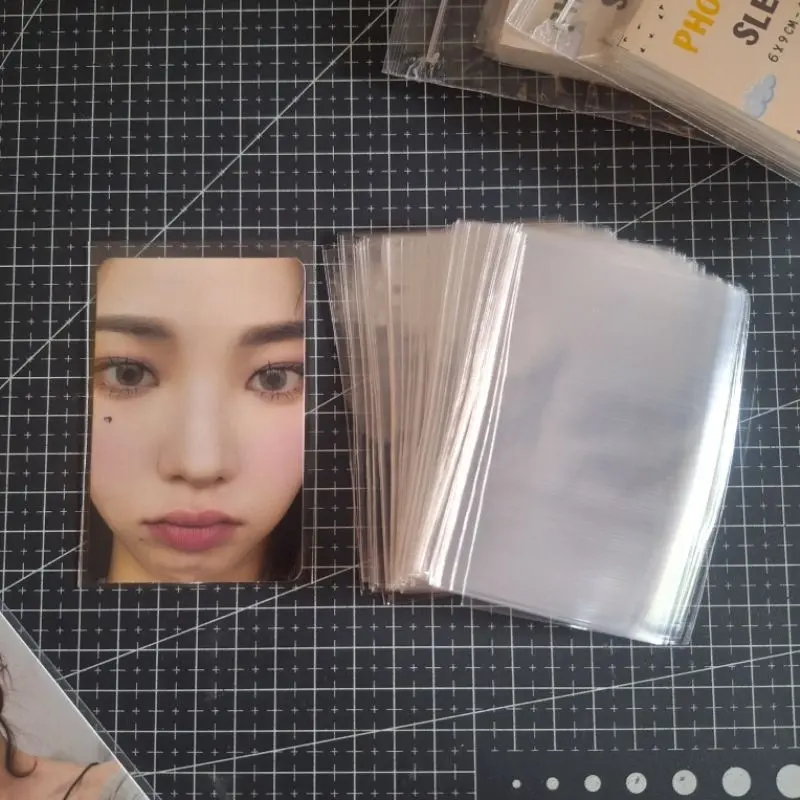 [1 Pcs] Plastik Inner Sleeve Photocard Satuan 6x9 cm 30 micron Innersleeve Sleeve PC Kpop Album Postcard Bening