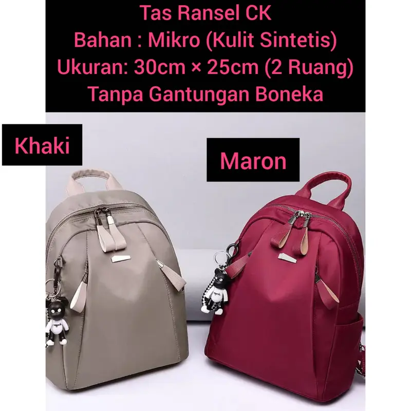 Tas Ransel Murah / Tas Wanita / Tas Pria 1