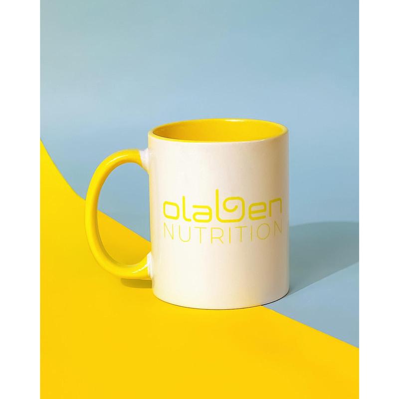 Signature Olaben Nutrition màu vàng, xanh lá, xanh dương, đỏ