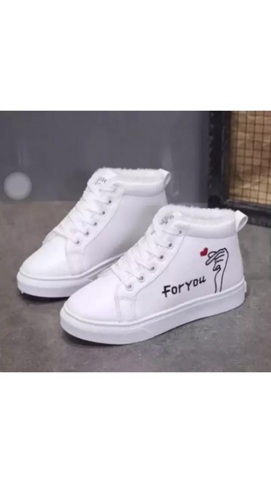 Product Introduction of Sepatu Boot Fashion Anak Perempuan Print Motif For You Sepatu Kasual Terbaru 3