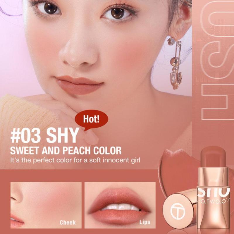 Product Introduction of Vibrant Blush Stick Natural Matte Finish Multi-Use Cheek & Lip Color Long-Lasting & Non-Transfer For Daily & Party Use 45