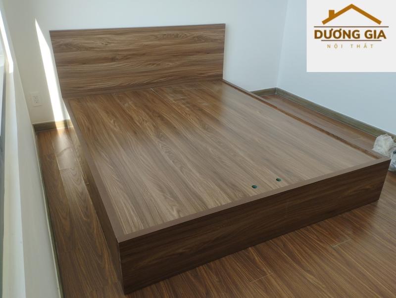 Giường ngủ, giường gỗ mdf cho gia đình, decor căn hộ, chung cư đồ  gỗ xuyên phúc 7