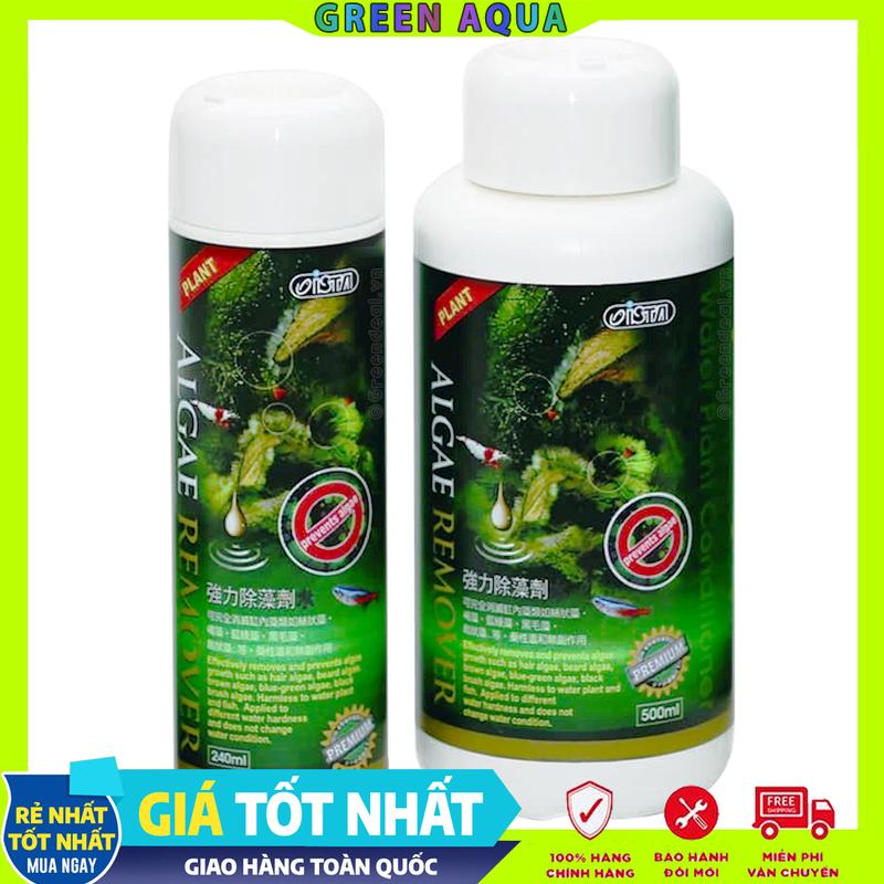 ISTA - Premium Algae Remover (Chai 120 ml) | Dung dịch diệt rêu tảo hại trong hồ cá thủy sinh