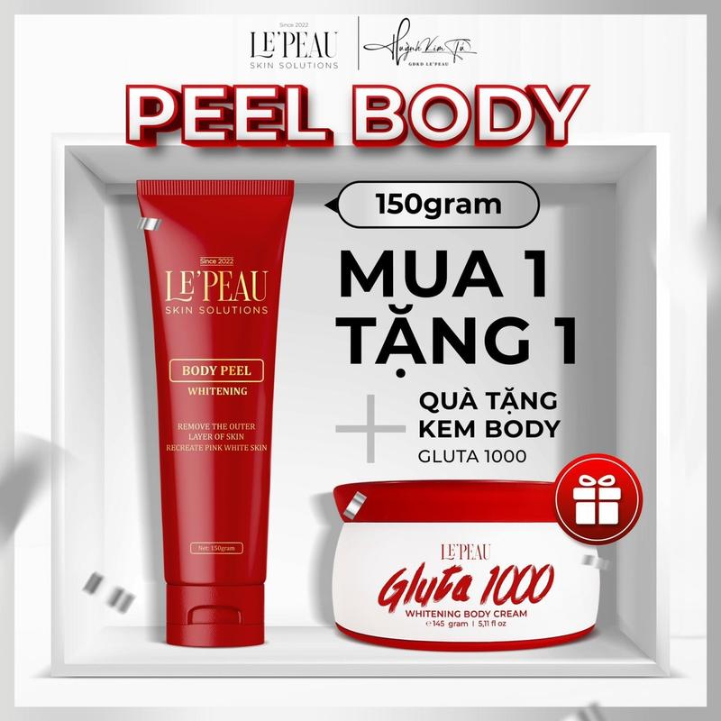 [ MUA 1 TẶNG 1 ] Kem Peel Da Body Dung Tích 150Gram - LE’PEAU