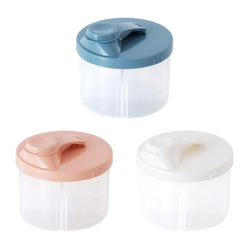 4 Compartments Baby Food Storage Box Newborn Milk Powder Container Formula Dispenser Portable Newborn Baby Things Snacks Cups 8