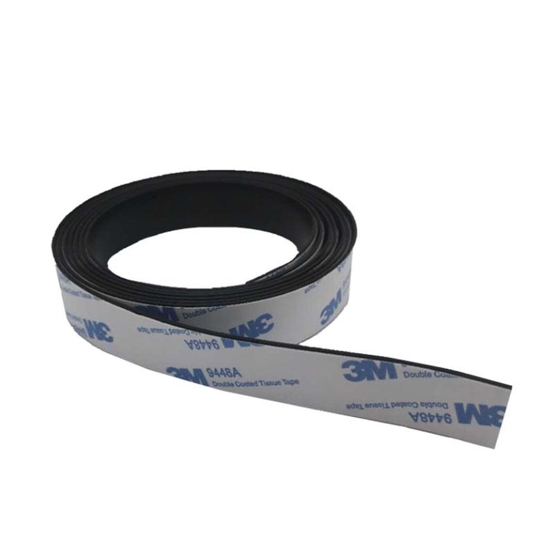 Product Introduction of 1Pc Black Silicone Rubber Strip Self Adhesive Seal Gasket Anti-skid Shock Absorption High Temperature Resistant Sealing Strip 8