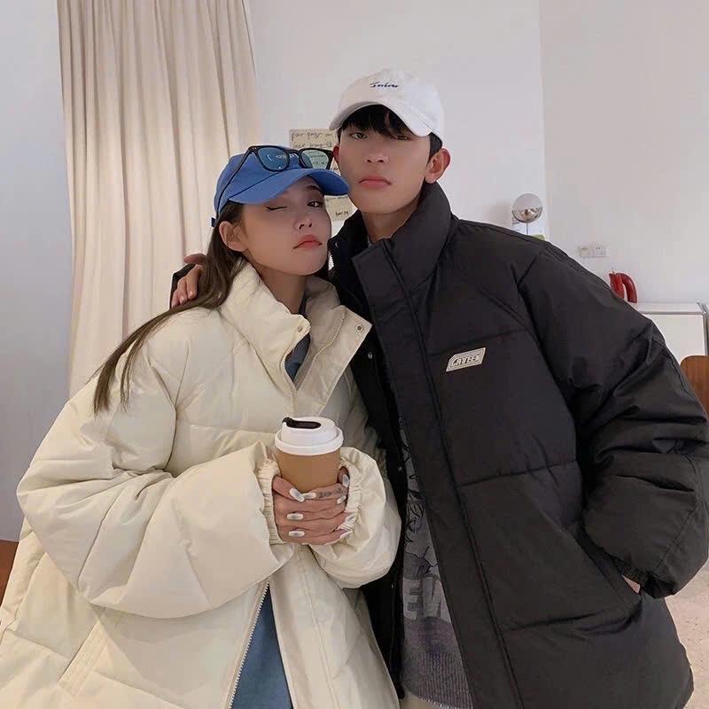 Áo Khoác Phao Đại Hàn Nam Nữ Có Dây Rút - Áo Phao 3 Lớp Cao Cấp, Áo Phao Hot 2024