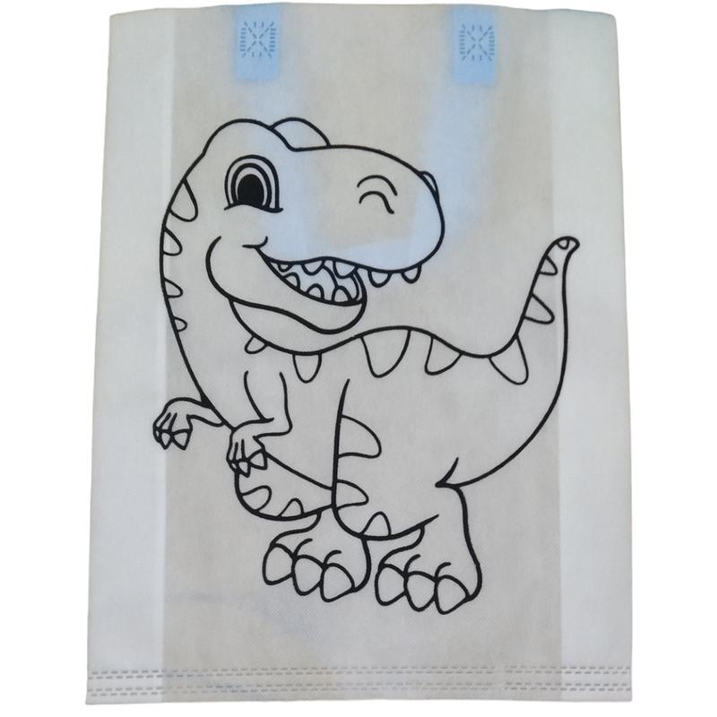 Tas Goodiebag / spundbond mewarnai 30x40cm Wanita Belanja 4