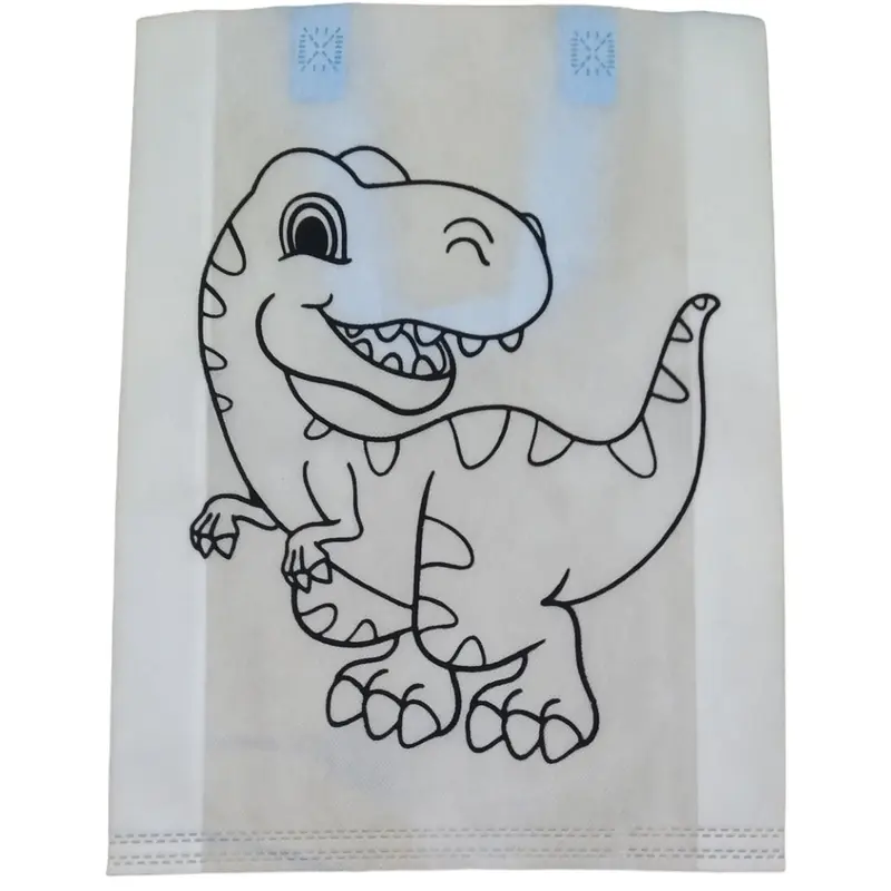 Tas Goodiebag / spundbond mewarnai 30x40cm Wanita Belanja 4