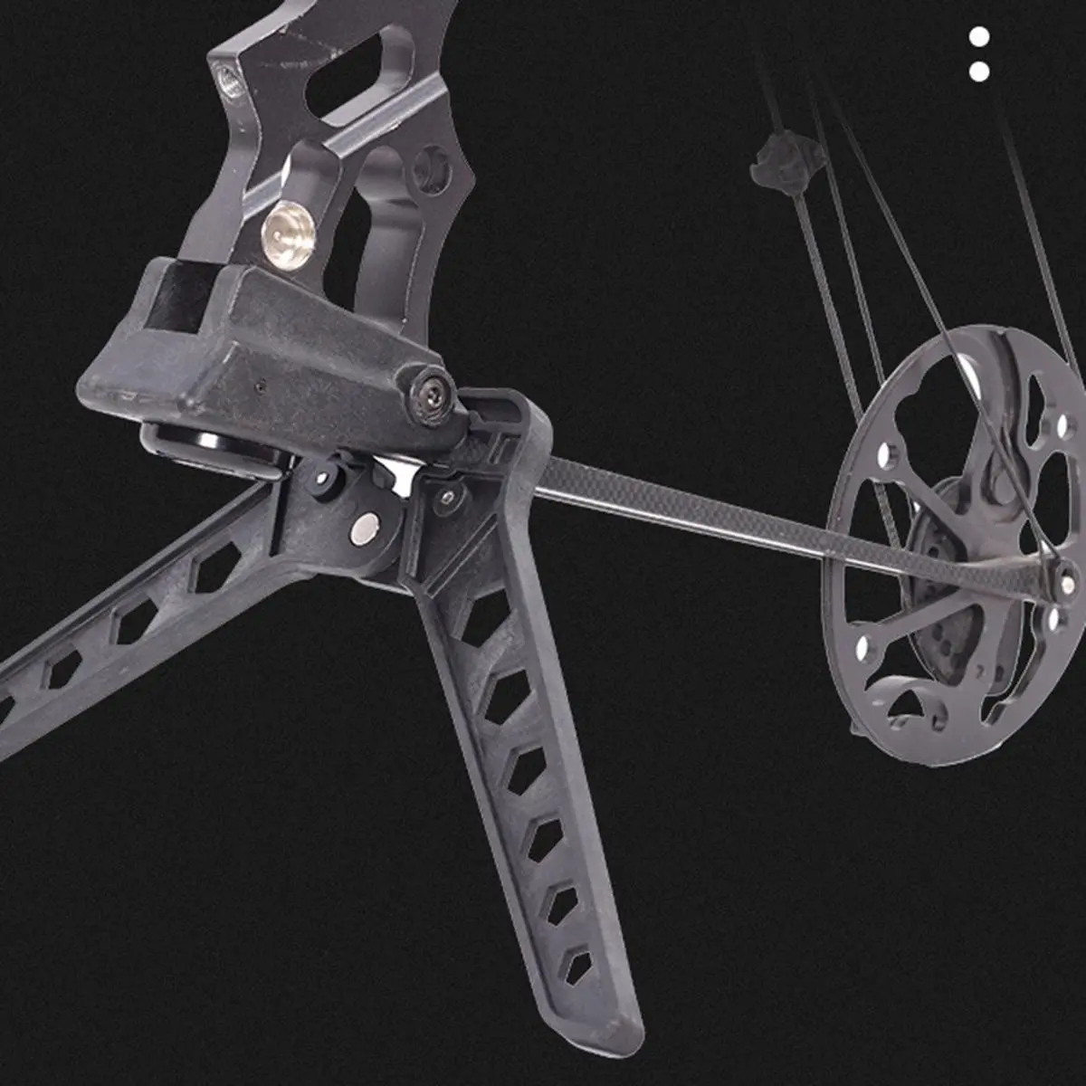 Compound Bow Stand Holder Archery Recurve Bow Bracket Kick Rack Folding Archery