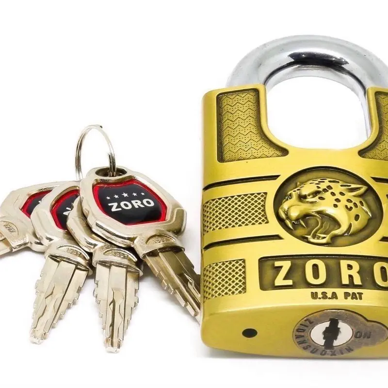 Ổ khoá  ZORO chìa kiếm chống chìa vạn năng phiên bản mới ,thép không rỉ ,bảo hành 12 tháng . 4