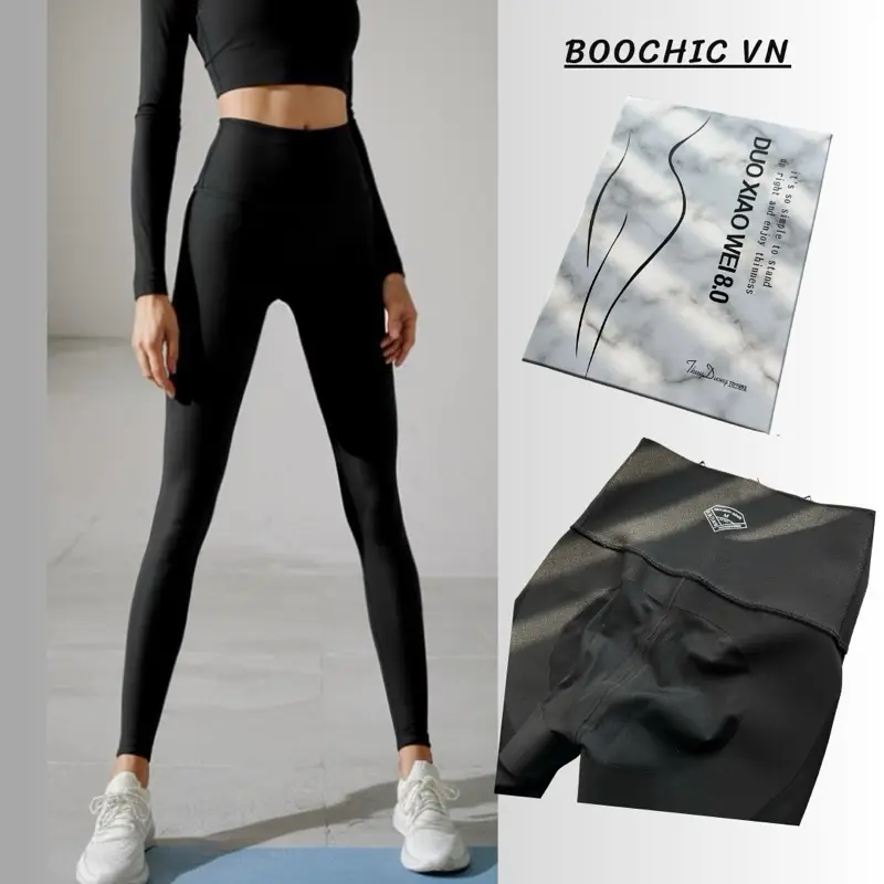 D01 (Phiên Bản Mới) Quần Legging 8.0 Pants Chống Tia Uv Upf50++ Full Box Chất Liệu Su Đúc Dành Cho Nữ Có Bigsize Legging Women