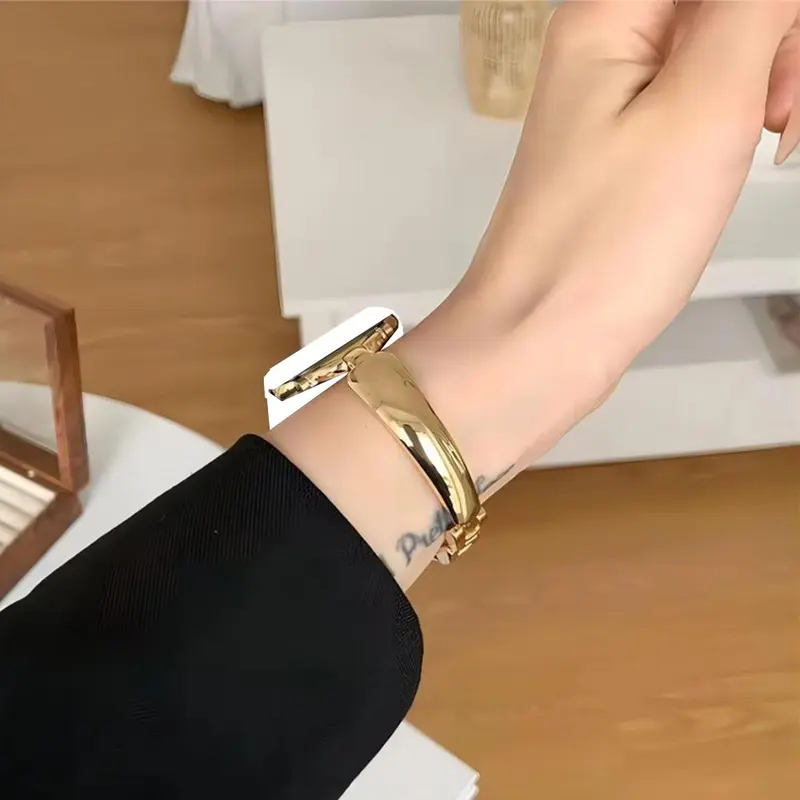 Fashionable Watch Band (Band Only), Stainless Steel Replacement Watch Band for iWatch Series SE Series 10 9 8 7 Ultra 6 5 4 3 2 1, Smart Watch Accessories 6