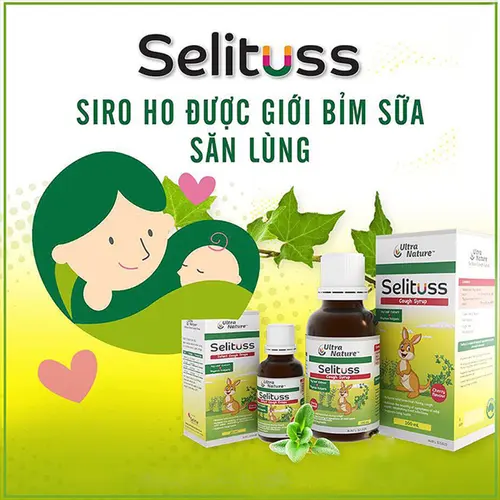 Siro ho Selituss 100ml – Bé giảm ho Mẹ hết lo