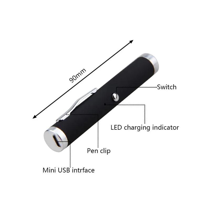 Product Introduction of Penunjuk Laser, USB Boleh Dicas Semula, Hijau / Merah, Julat Jauh 532mm, 2000m, Lampu Pen Penunjuk Tunggal, Lezer Tourch Hijau, Peranti Berkuasa, Sesuai untuk Persembahan, PEN / 15