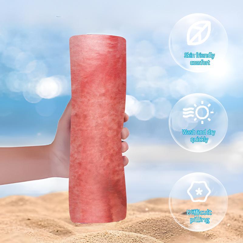 Watermelon Pattern Beach Towel, Soft Quick Drying Towel, Lightweight & Durable Beach Towel for Travel, Camping, Swimming, Beach Party, Yoga 7