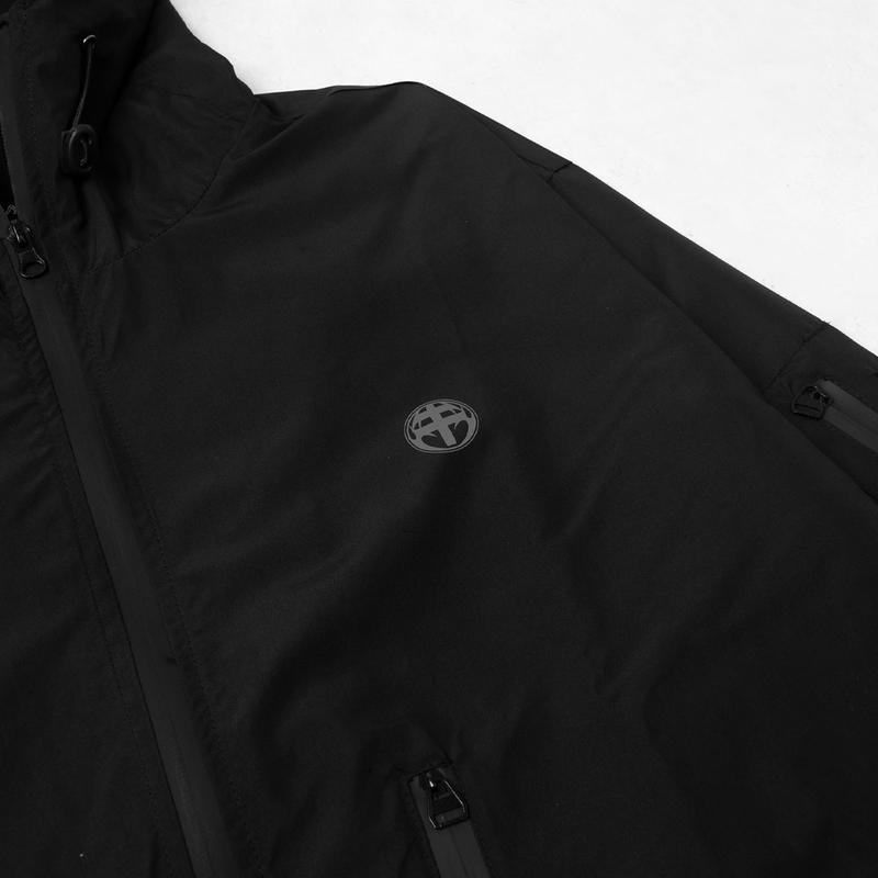 Metaphores Pullover Jacket Gropcore Riot- Black On Black 3