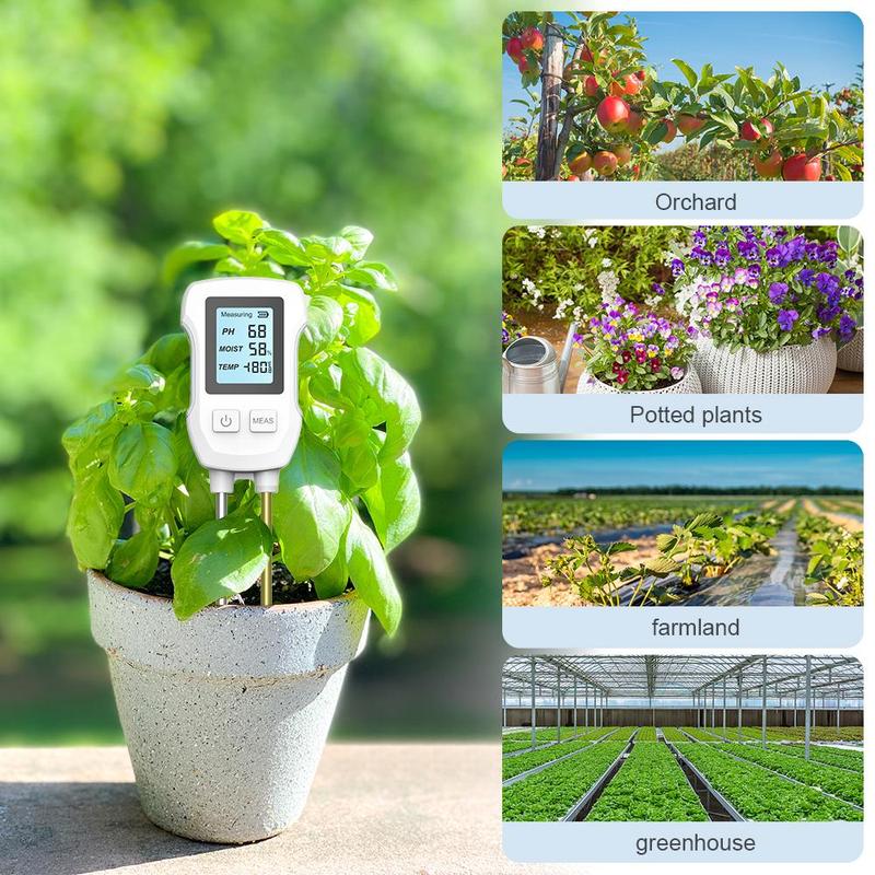 Product Introduction of 3 in 1 Soil Tester, High Precision Soil Moisture & PH & Light Tester, Garden Soil Testing Tool for Horticultural Potted Plant Cultivation Testing 3
