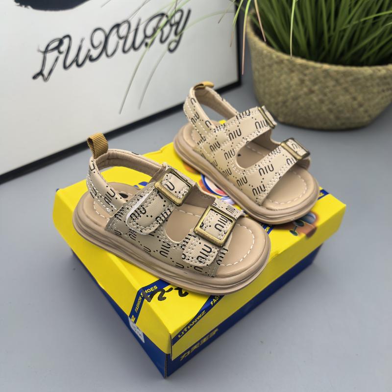 Dép Sandal Bé Trai 2025 Mẫu Mới Mùa Hè - LYLY SHOES, 3 Màu Sắc: Đen, Trắng, Be Kem 2