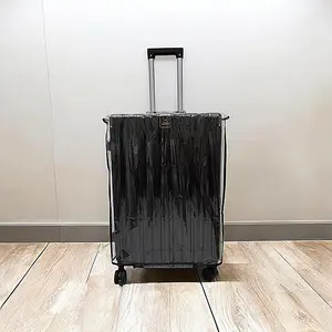 S1057 Cover Pelindung Koper Polos Transparan / Luggage Cover Transparant