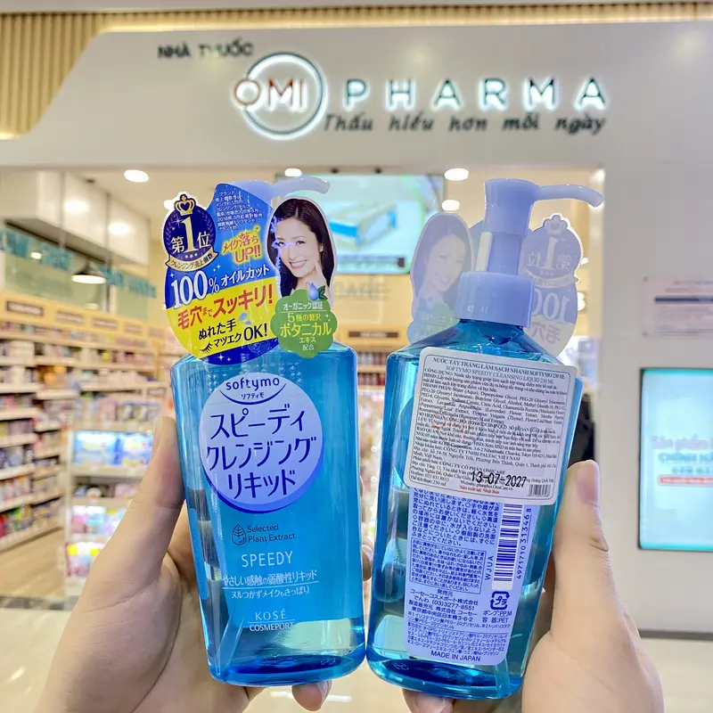 Dầu Tẩy Trang Làm Sạch Nhanh Softymo 230ml 5