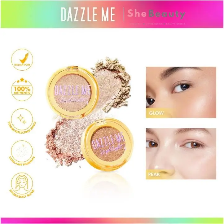 𝐒𝐡𝐞𝐁𝐞𝐚𝐮𝐭𝐲 ❣   DAZZLE ME Galaxy Shines Highlight | Silky Smooth High Glow Highlighter 0