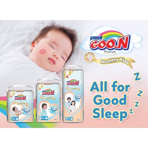  Bỉm GOON mommy kiss mẫu mới dán  quần nb66 s62 m56 l48 xl44  m54 l44 xl40 xxl34 xxxl24 