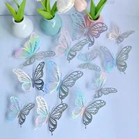 Gambar Vinnatsu 12 PCS Dekorasi Rumah /  Stiker Dinding Kupu-kupu 3D / Kupu-kupu Berwarna-warni yang Indah untuk Kamar Anak / Dekorasi Dinding Kupu-kupu yang Estetis / Dekorasi Dinding Kupu-kupu yang Kreatif dan Modis untuk DIY - Warna-warni hijau dari FluffyHQ Kab. Tangerang 2 Tokopedia