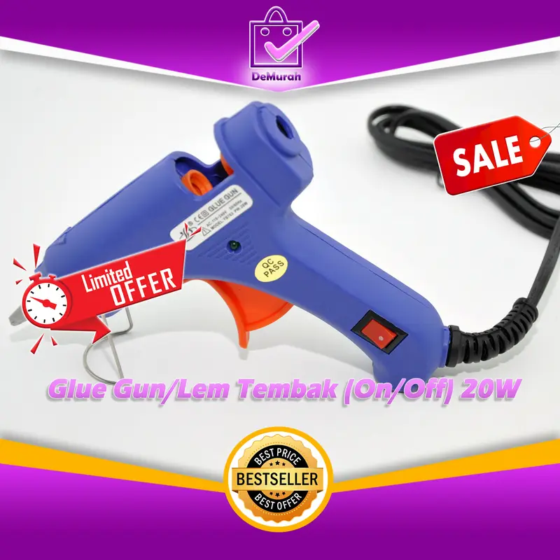 Glue Gun/Lem Tembak (On/Off) 20W 0