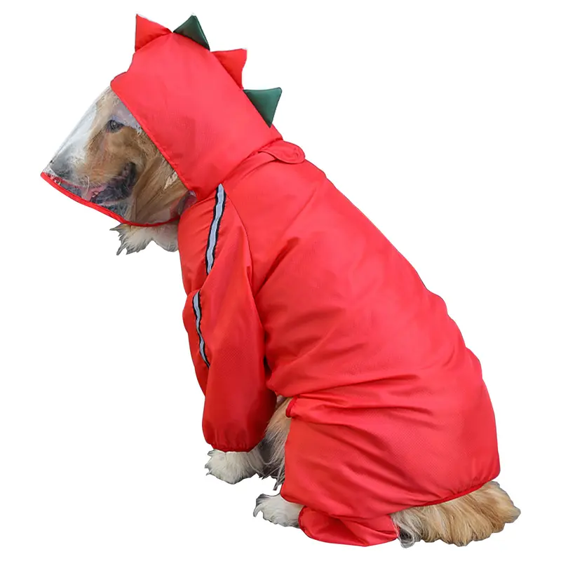 Áo mưa cho chó cưng, HEHUS, Thích hợp cho chó lớn, Trung Bình và Nhỏ, Chống gió và chống mưa, Áo Hoodie cho chó Con, cho áo khoác 6
