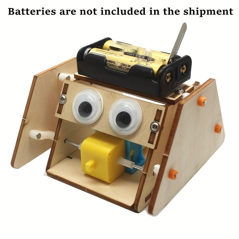 DIY Electric Triangle Robot Kit - Cream Plywood, Mechanical Arm ...