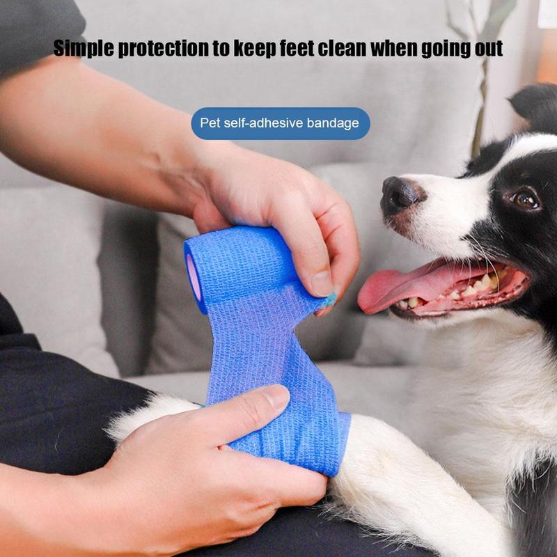 Product Introduction of Pet Elastic Self-Adhesive Bandage Sports Compression Elastic Patch Tape A0R6 30