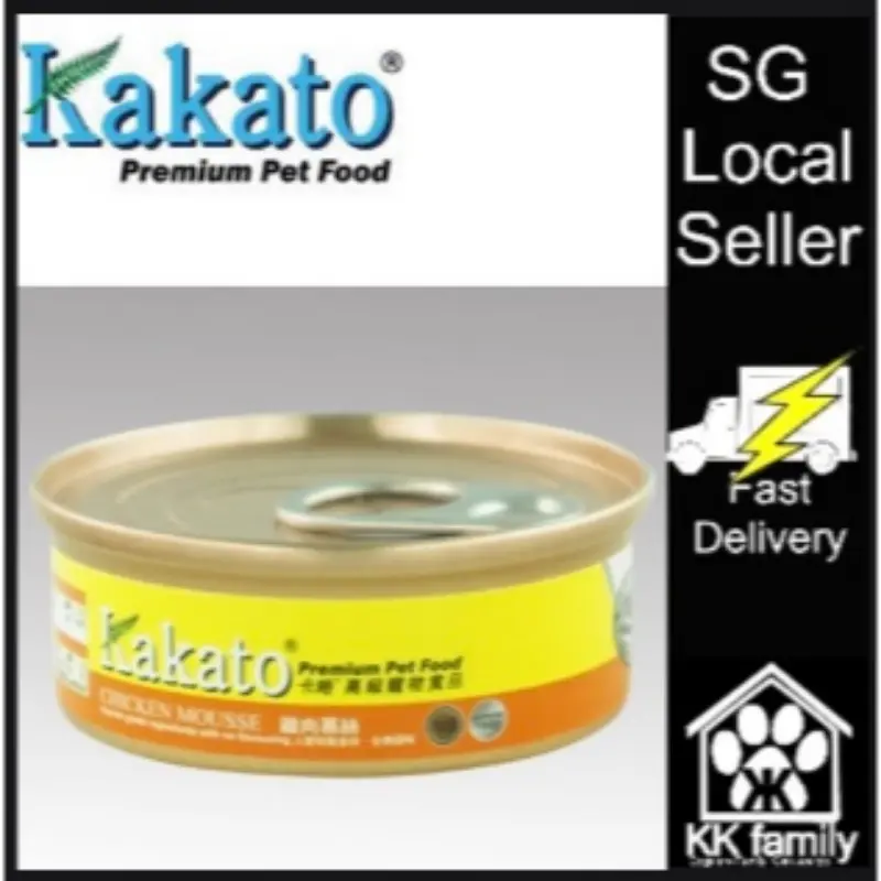 AMY SHOP79 Casual HUMAN GRADE Wet/can Food  Dogs And Cats 40g By Kakato CHICKEN MOUSSE
