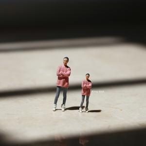 Mô Hình Tượng Nhỏ Đồ Chơi Vua, Tỷ Lệ 1 / 64, 1 / 87 Và 1 / 43, Làm Bằng Resin, Mô Hình Cô Gái Thể Thao, Thích Hợp Cho Diecast Và Bộ Sưu Tập Thu Nhỏ