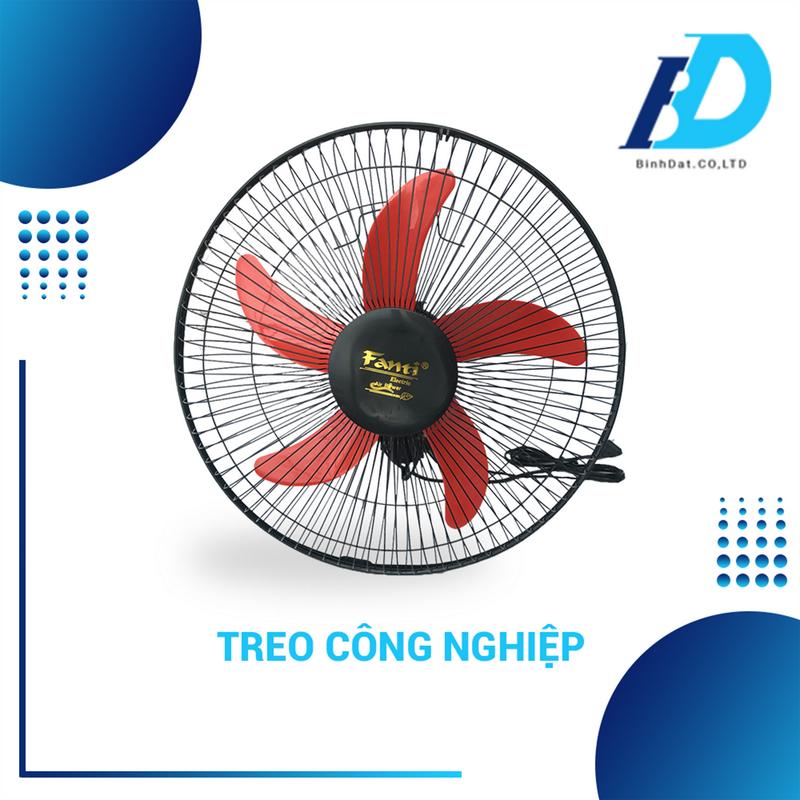Quạt Treo Tường Công Nghiệp B4 1 Dây/ 2 Dây - Cánh 40cm Bảo hành của nhà sản xuất QuạT Fan