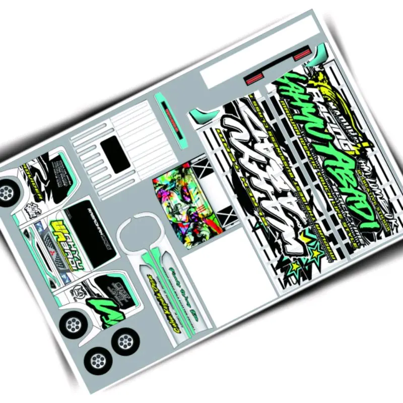 stiker miniatur truk oleng /wahyu abadi 02 Car 0