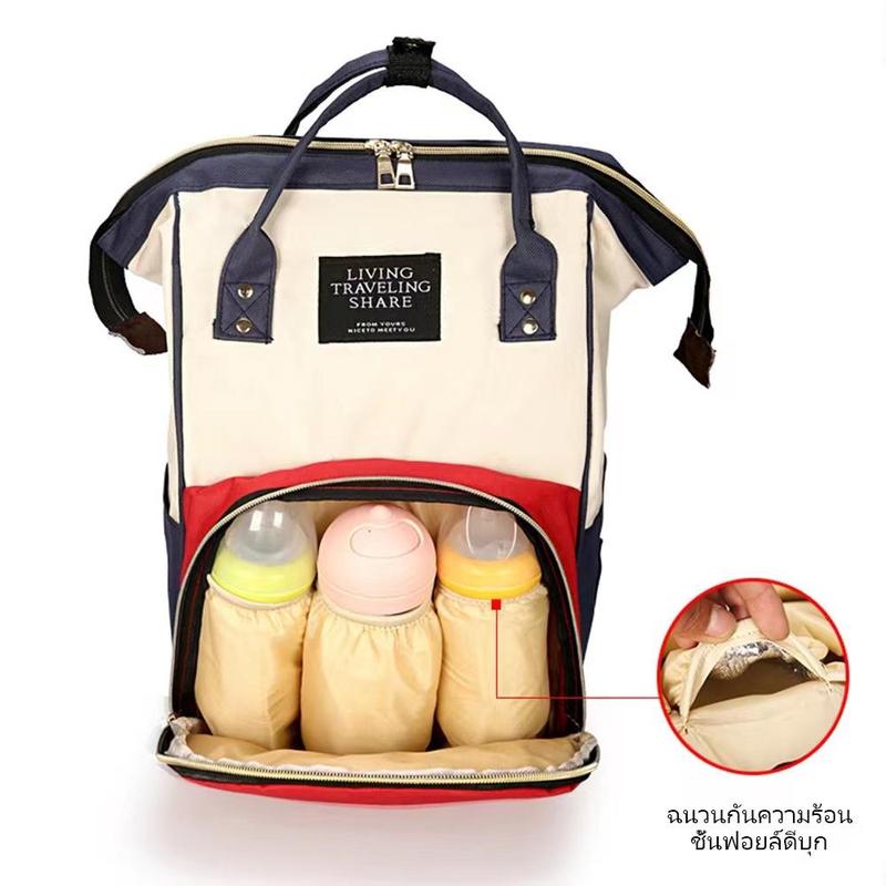 Product Introduction of กระเป๋าคุณแม่ กระเป๋าสำหรับคุณแม่ สำหรับใส่ขวดนม แม่และเด็ก เก็บอุณหภูมิได้ เป๋าผ้าสะพายข้าง สะพายหลัง กันน้ำได้ กระเป๋าสัมภาระอเนกประสงค์ กระเป๋าคุณแม่ลูกอ่อน กระเป๋าขวดนม 22