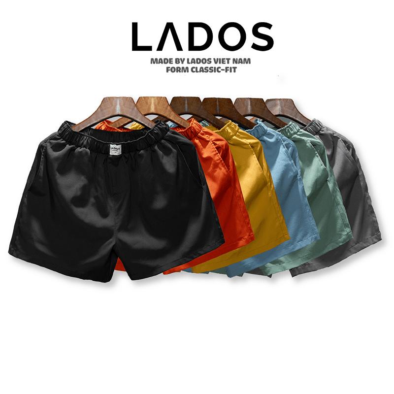 Quần đùi kate nam trơn co giãn có túi LADOS - 4071 thoáng mát, nhiều màu sắc lựa chọn