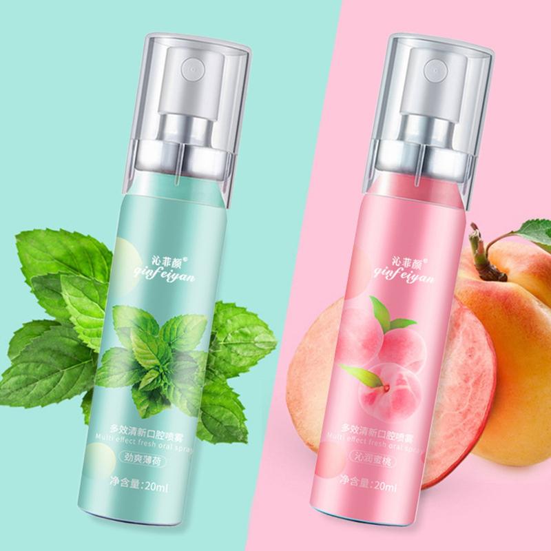 Combo 4 Chai Xịt Thơm Miệng Vị Trái Cây Ngăn Ngừa Hôi Miệng Hơi Thở Thơm Mát Tự Tin