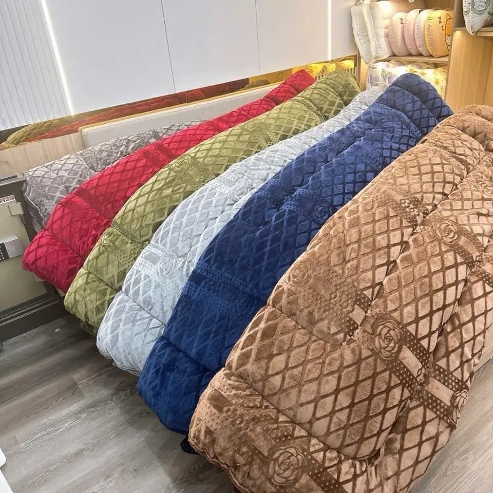 Chăn CoCo lông thỏ 2mx2m3 Siêu ấm chăn đắp đại Hàn