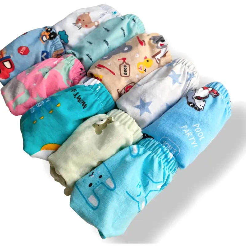12 Pcs Celana Dalam Anak Laki Laki Perempuan Lusinan 1-5 Tahun Velvet Cuci Dingin Underwear 5