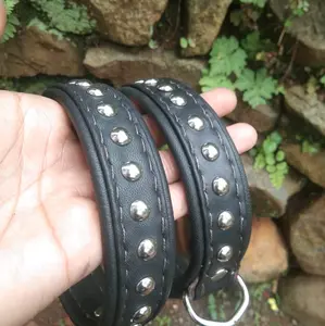 kalung anjing murah bahan kulit