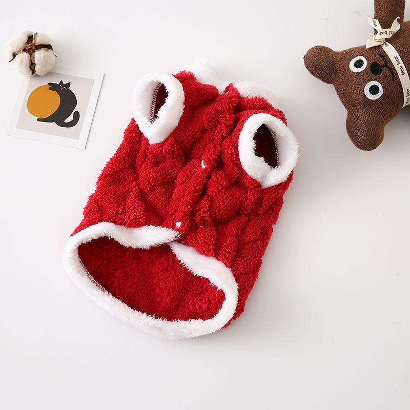 Product Introduction of Quần Áo Cho Thú Cưng, Phong Cách Mùa Đông, Thích Hợp Cho Mèo Và Chó Nhỏ Chống Lạnh, Ấm Áp, Teddy, Bichon, Pomeranian, Dày, Quần Áo Năm Mới 0